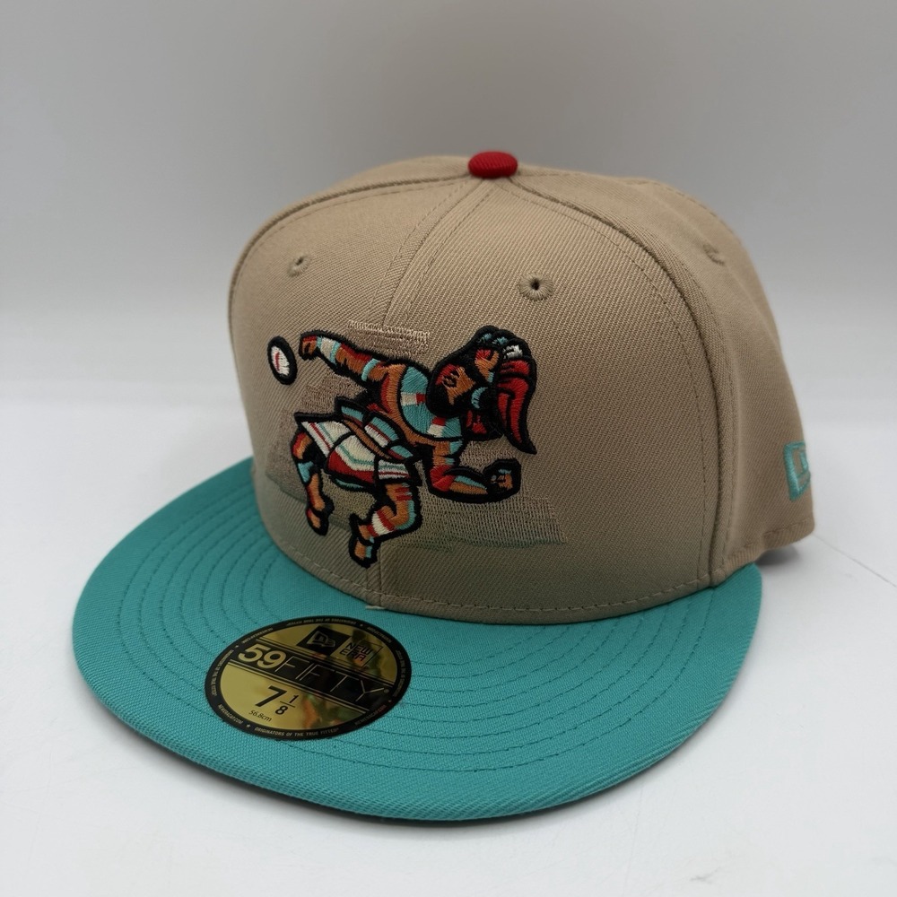 New Era 59Fifty Pensacola Blue Wahoos Hat Cap 7 1/8 Copa De La Diversion MILB